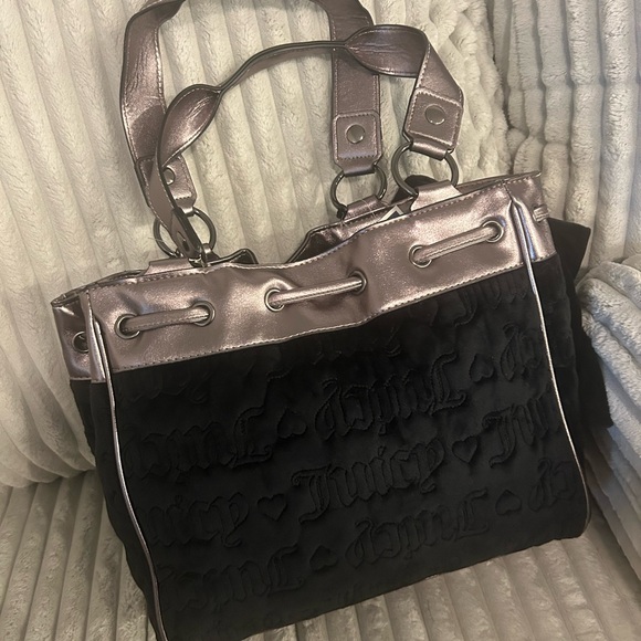 Juicy Couture black daydreamer purse y2k - Picture 5 of 8